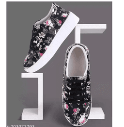 LifeO -Girl's Sneakers Printed Casual Shoe (Party Wear, Dancing, Running Shoe, Casual
