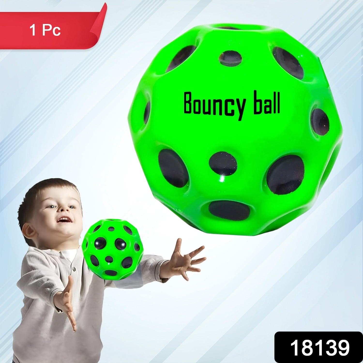 Rubber Super Bouncy Coral Star Anti Stress Ball Multicolor (1 Pc) thumbnail 2