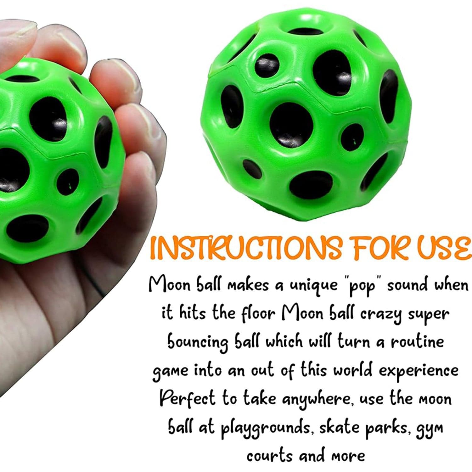 Rubber Super Bouncy Coral Star Anti Stress Ball Multicolor (1 Pc) thumbnail 7