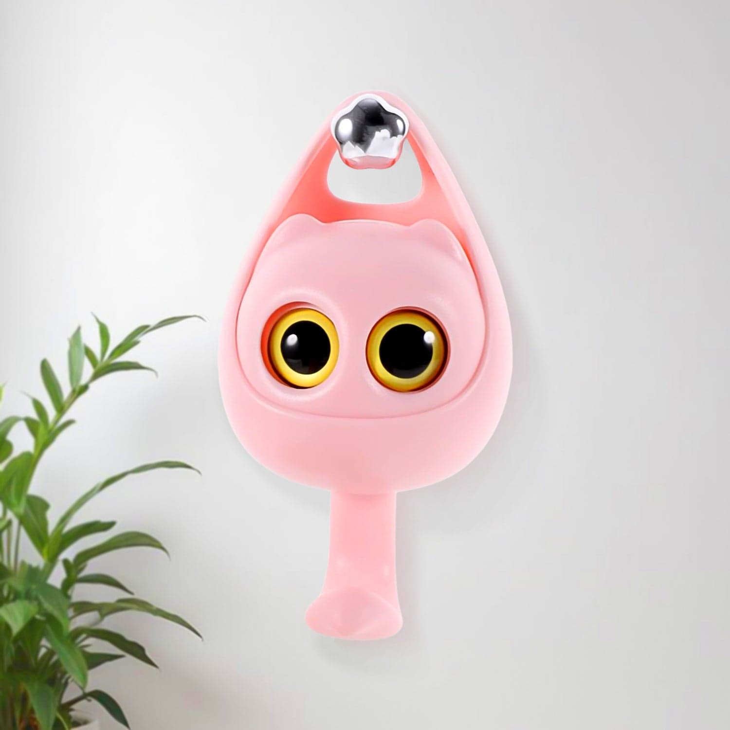 Creative Adhesive Coat Hook Wink Cat Hook (1 Pc) thumbnail 1
