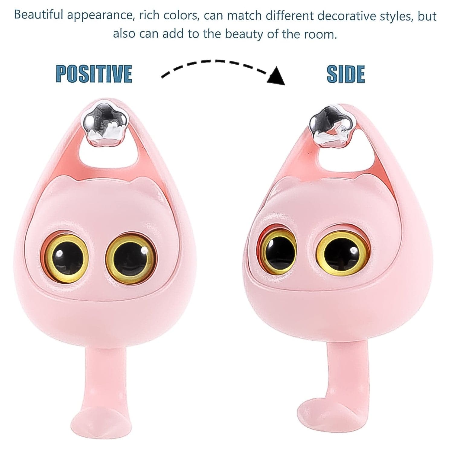 Creative Adhesive Coat Hook Wink Cat Hook (1 Pc) thumbnail 4