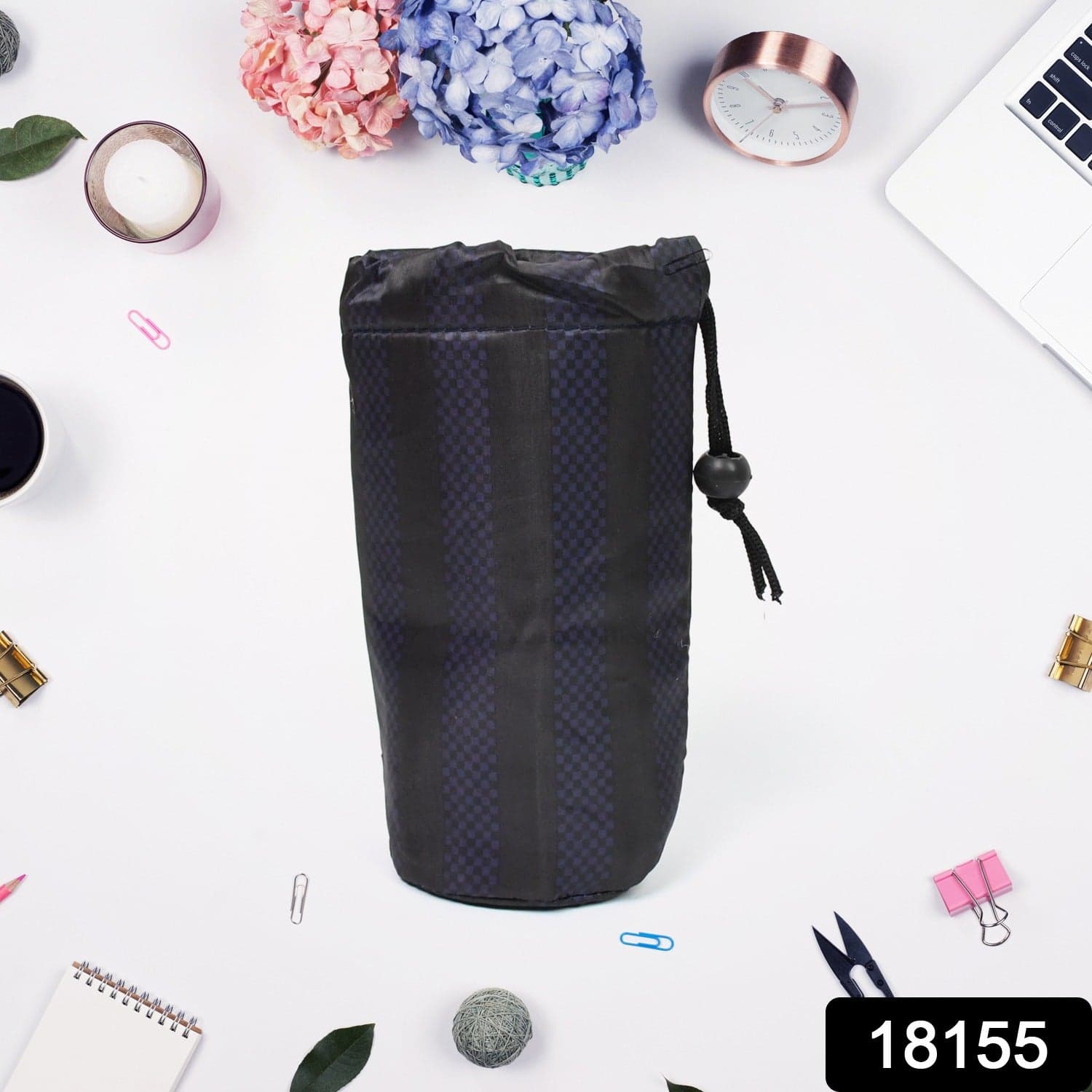 Reusable Multipurpose Washable Rope Pouch Pen Pencil Stationary Case Travel (1 Pc) thumbnail 2