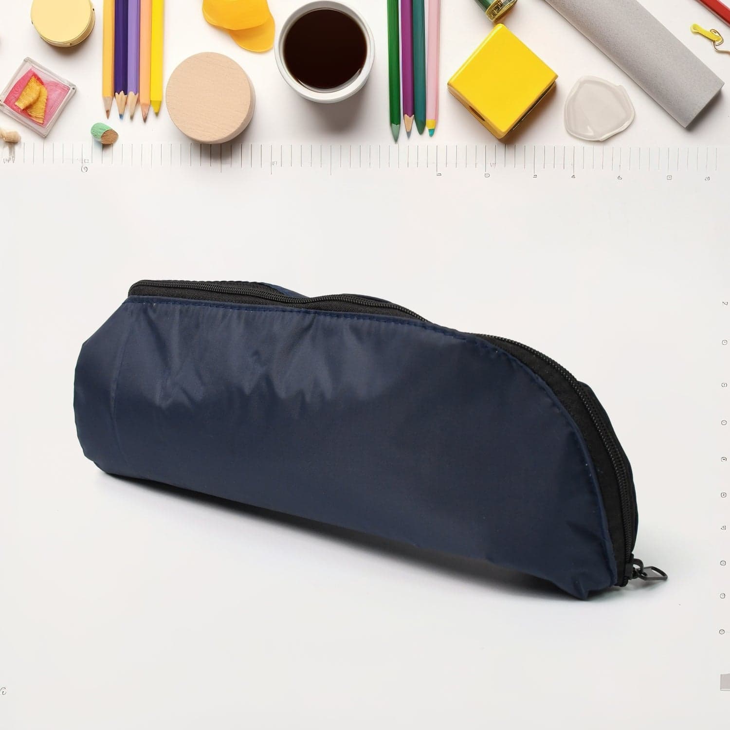 Reusable Multipurpose Washable Pouch Pen Stationary Case Travel (1 Pc) thumbnail 6