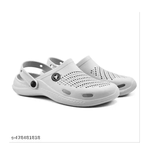 LIFEO Casual Clogs for Men | Stylish,Durable & Water Resistant | Casual & Comfortable (LIGHT GREY) thumbnail 1