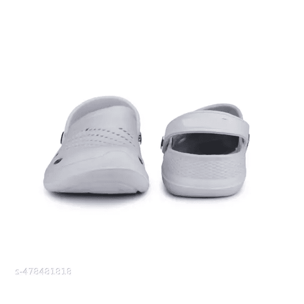 LIFEO Casual Clogs for Men | Stylish,Durable & Water Resistant | Casual & Comfortable (LIGHT GREY) thumbnail 4