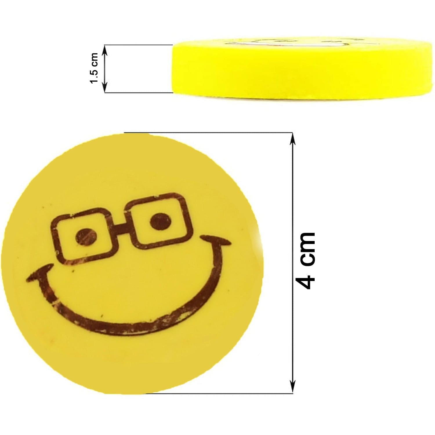 Smiley Design Eraser (1 Pc / Mix Design) thumbnail 6