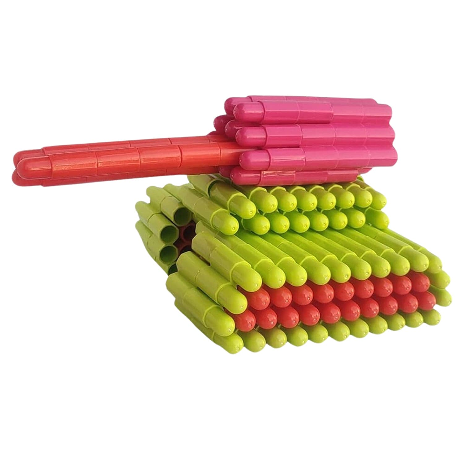 Bullet Blocks for Intelligent Kids Creative Bullets Shaped Building Blocks (Approx 88 Pcs) thumbnail 4