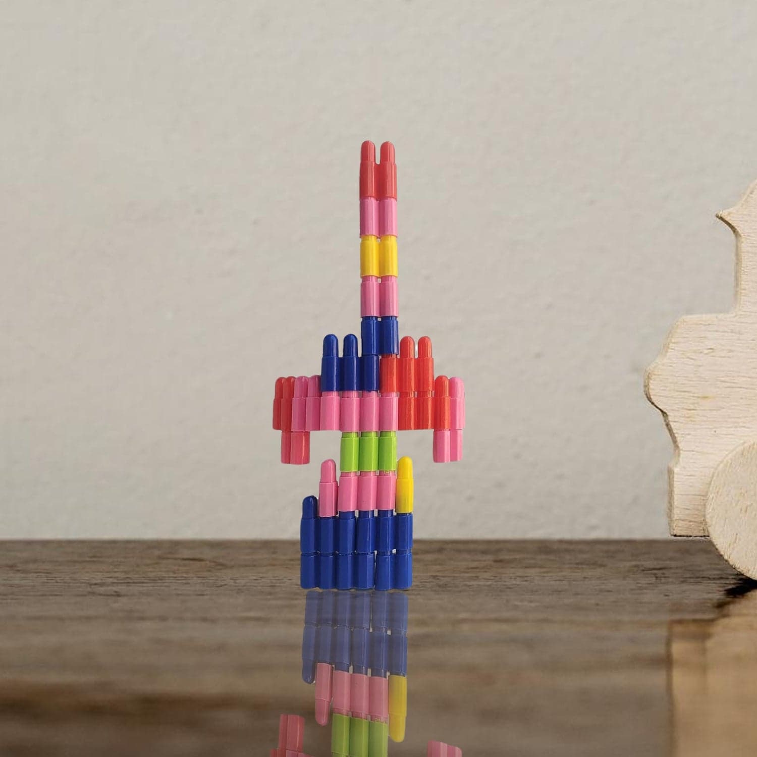 Bullet Blocks for Intelligent Kids Creative Bullets Shaped Building Blocks (Approx 88 Pcs) thumbnail 6