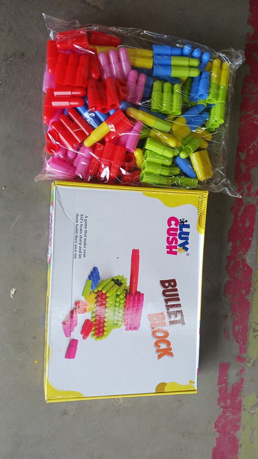 Bullet Blocks for Intelligent Kids Creative Bullets Shaped Building Blocks (Approx 88 Pcs) thumbnail 7