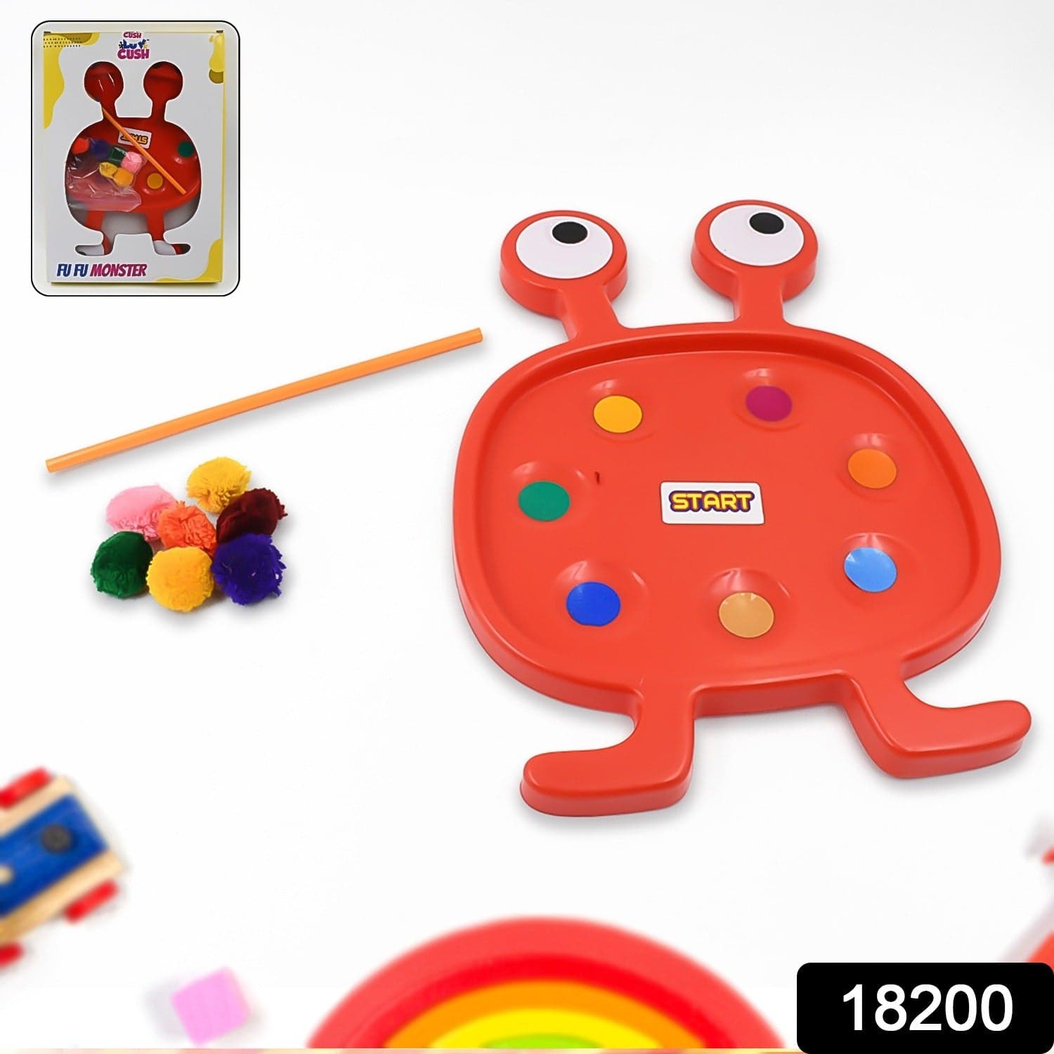 Fu Fu Monster Plastic Toy for Kids Set thumbnail 2