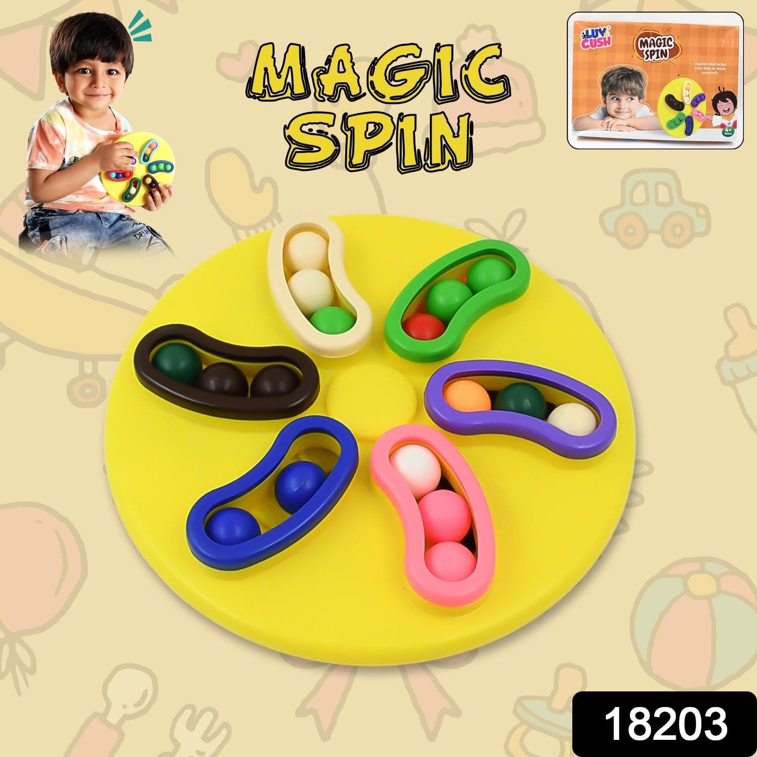 Magic Spin Round Rotating Puzzle Game (1 Pc) thumbnail 2