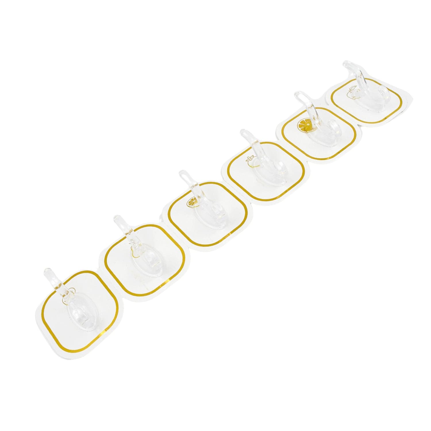 TRANSPARENT ADHESIVE WALL HOOK (6 PCS SET) thumbnail 5