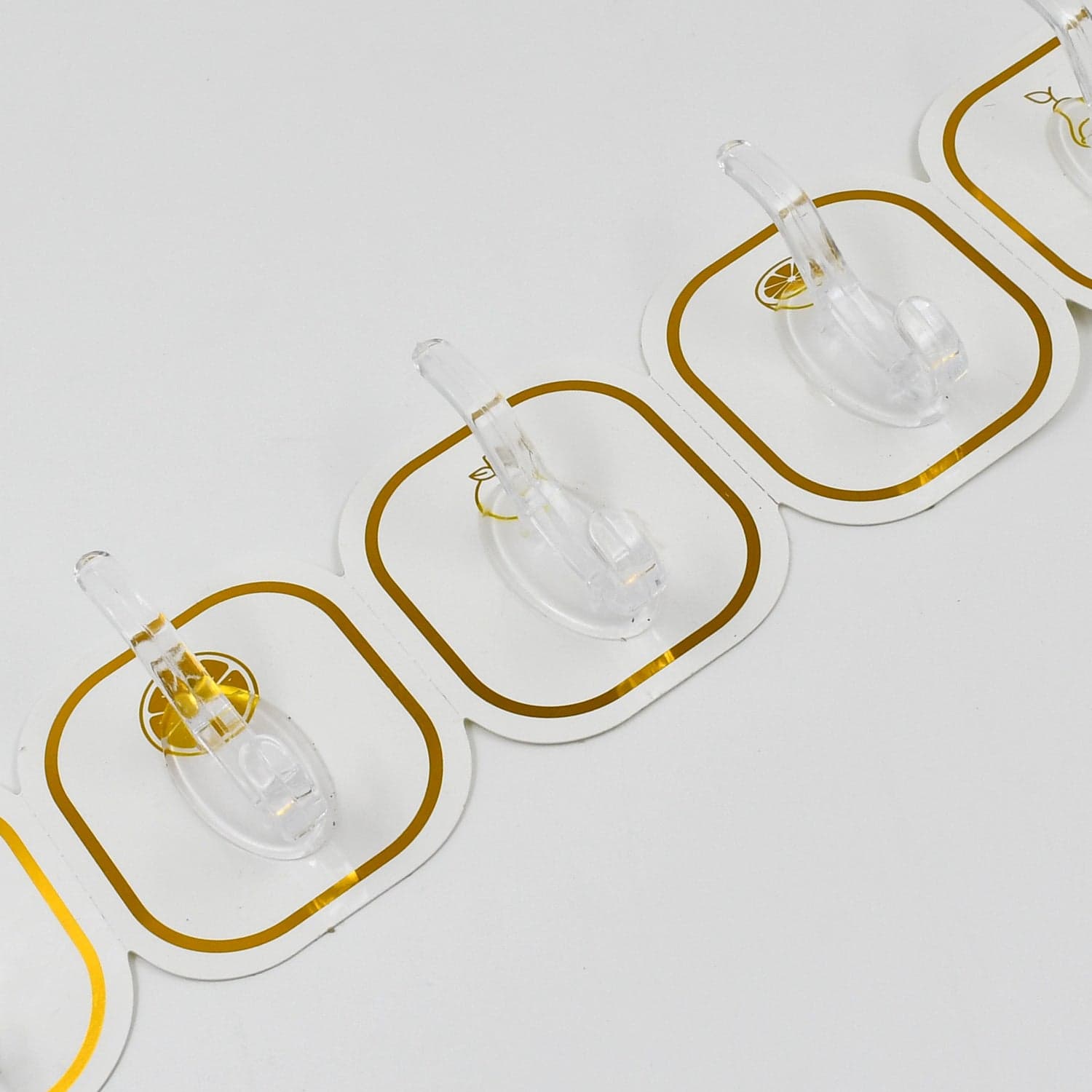 TRANSPARENT ADHESIVE WALL HOOK (6 PCS SET) thumbnail 6
