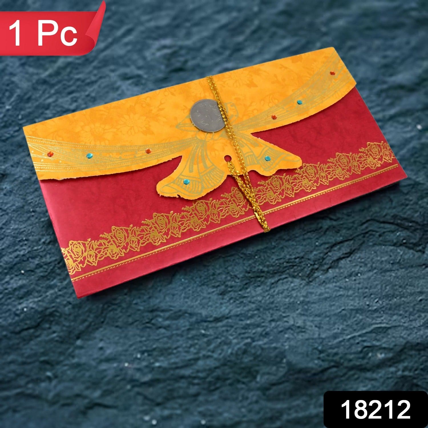 Wedding Gift Card / Cover (1 Pc / Multicolour) thumbnail 2