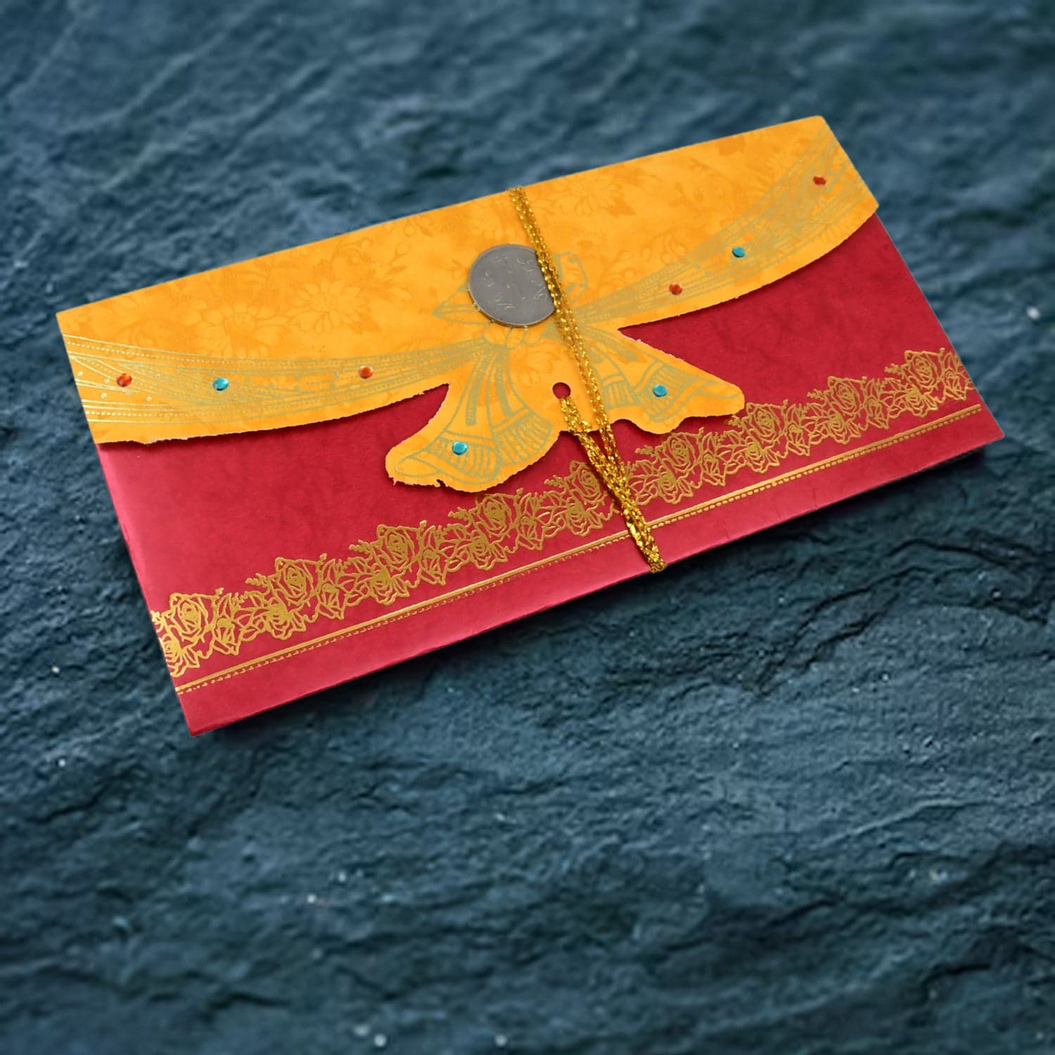 Wedding Gift Card / Cover (1 Pc / Multicolour) thumbnail 3
