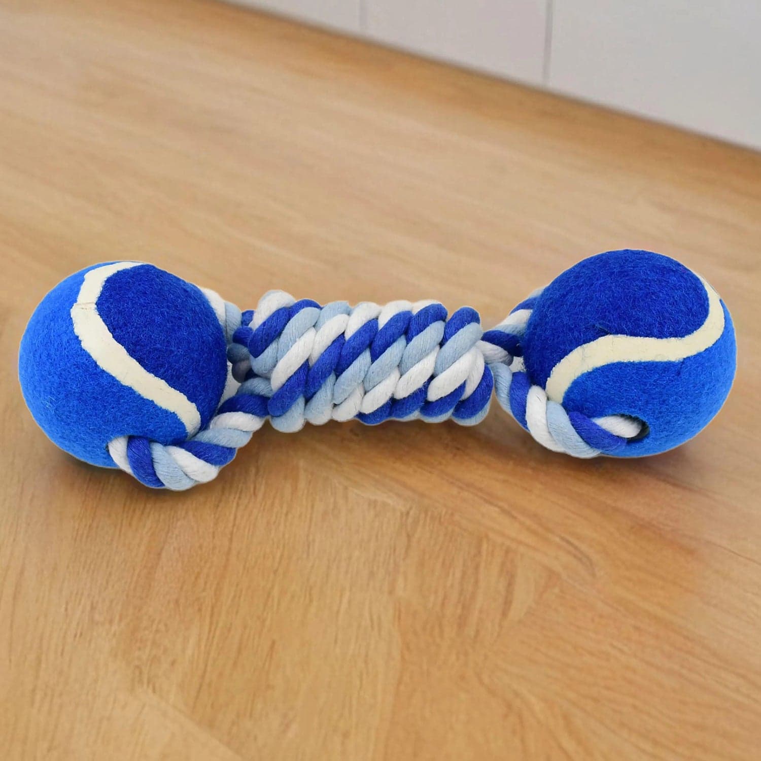 Durable Cotton Rope Dog Toy Two-Way Ball Design (1 Pc) thumbnail 5