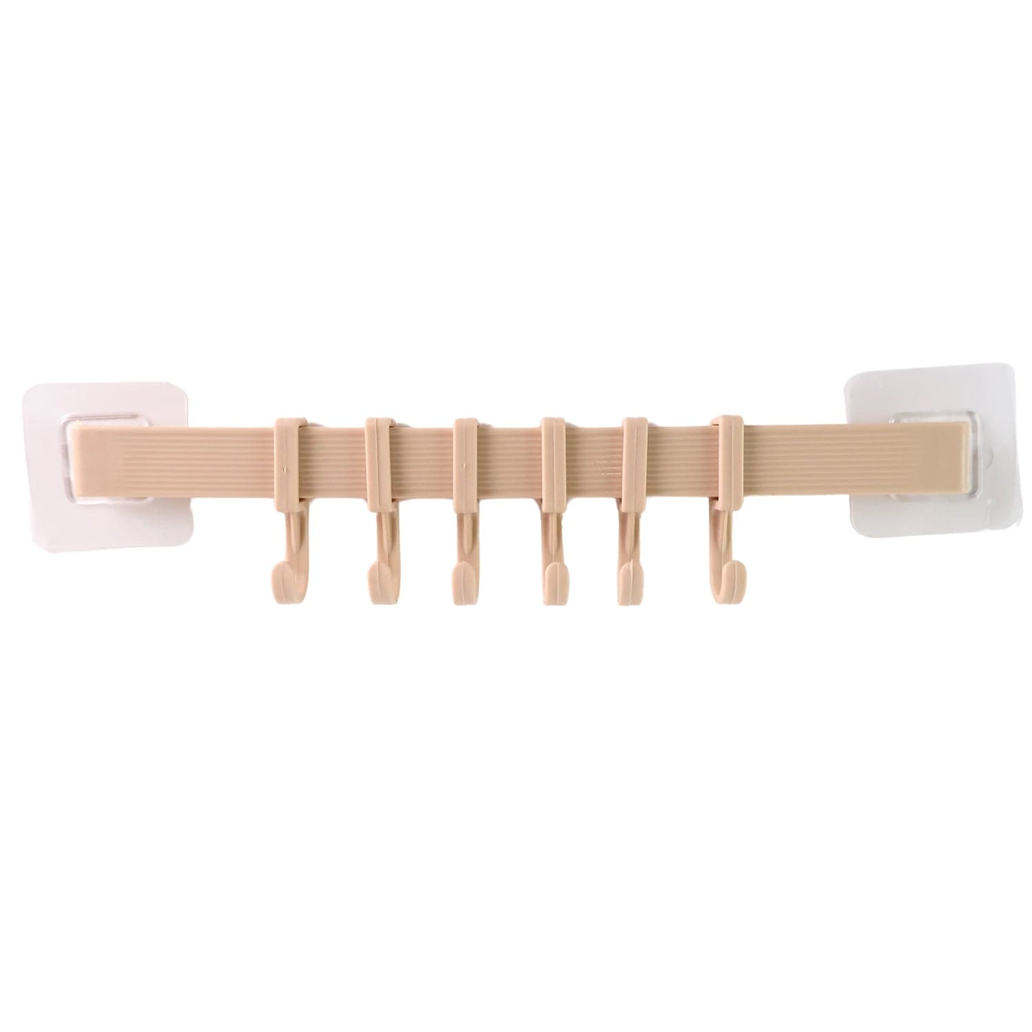 Self Adhesive 6 Hook Wall Hanging Rack 1 Pc thumbnail 4