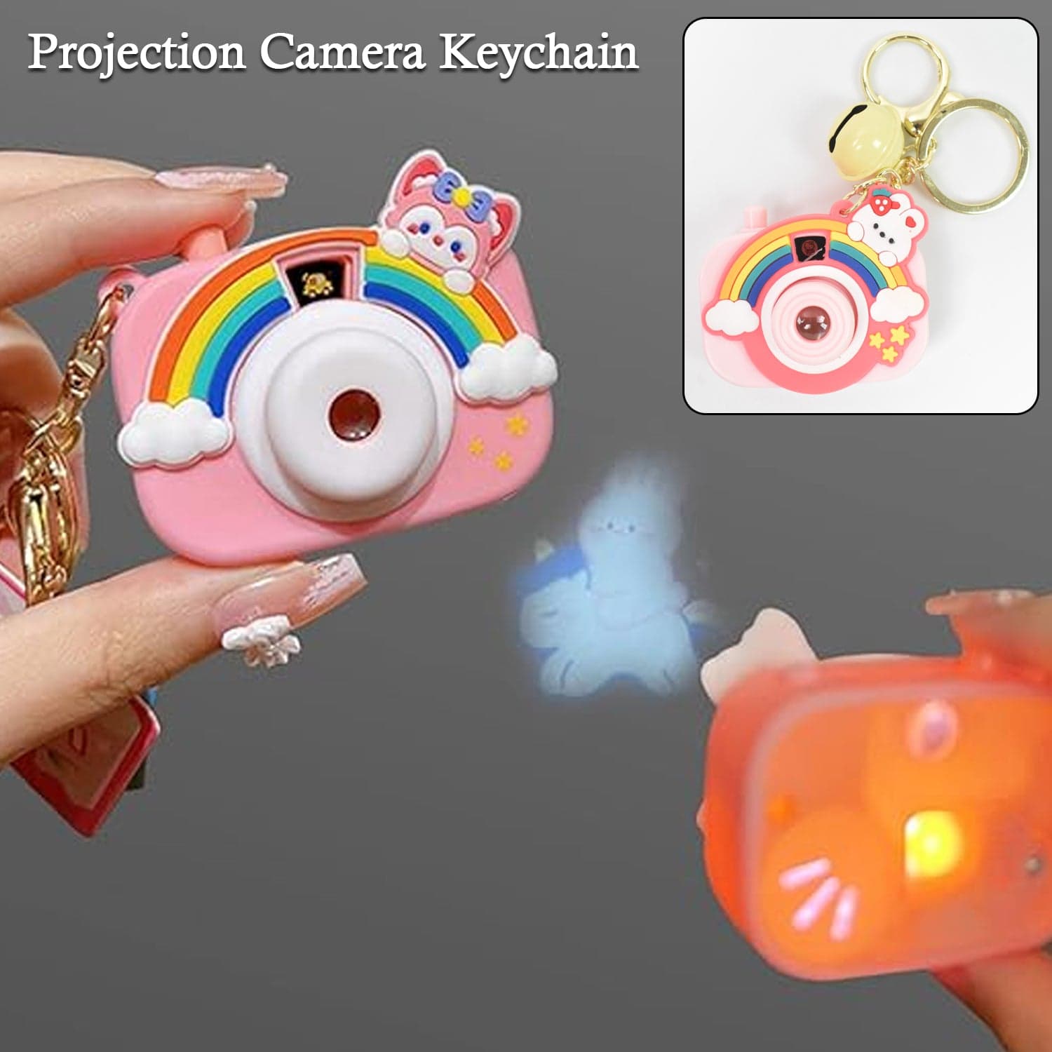 Projective Camera Keychain (1 Pc / Mix design) thumbnail 1