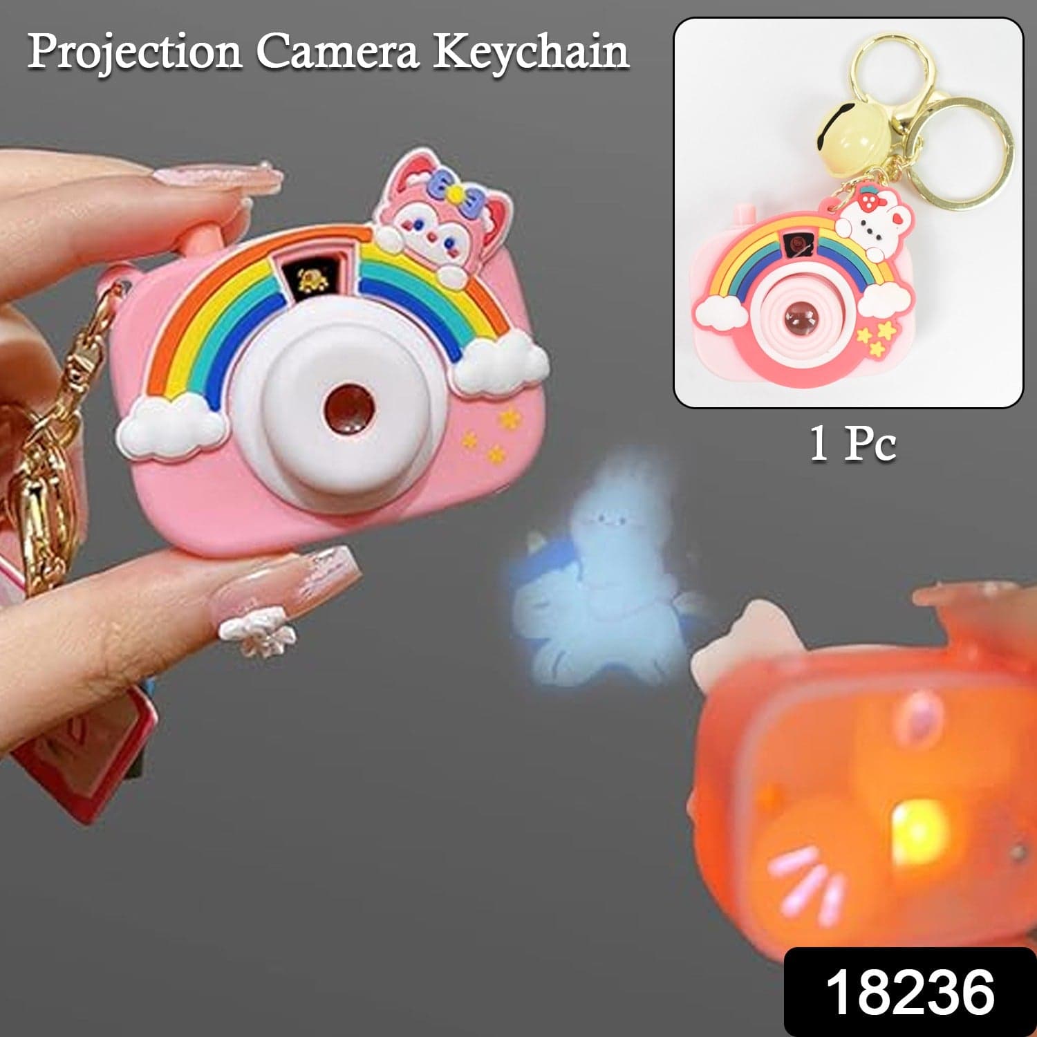Projective Camera Keychain (1 Pc / Mix design) thumbnail 2