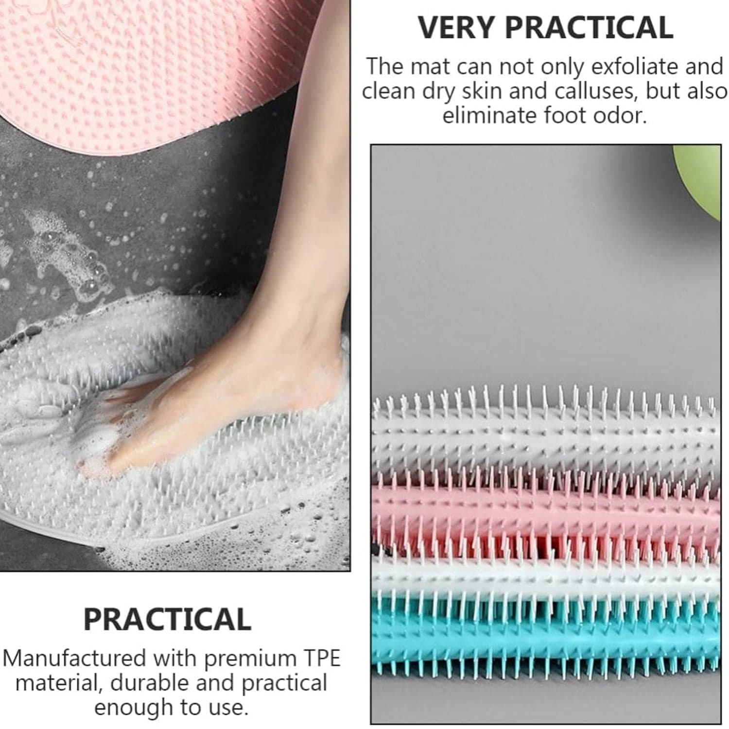 Silicone Bath Massage Cushion with Suction Cup (35—28 CM / 1 Pc) thumbnail 7