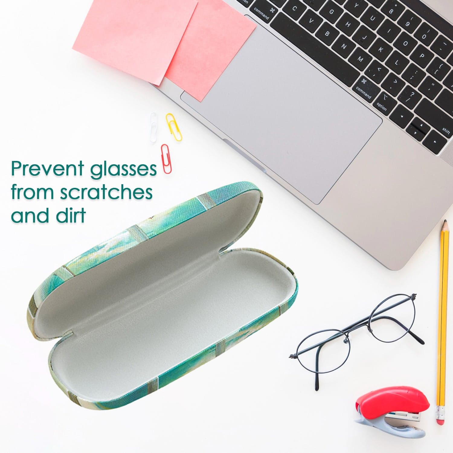 Flowers Decorative Glasses Case Eyeglasses Storage Box (1 Pc / Mix color) thumbnail 3