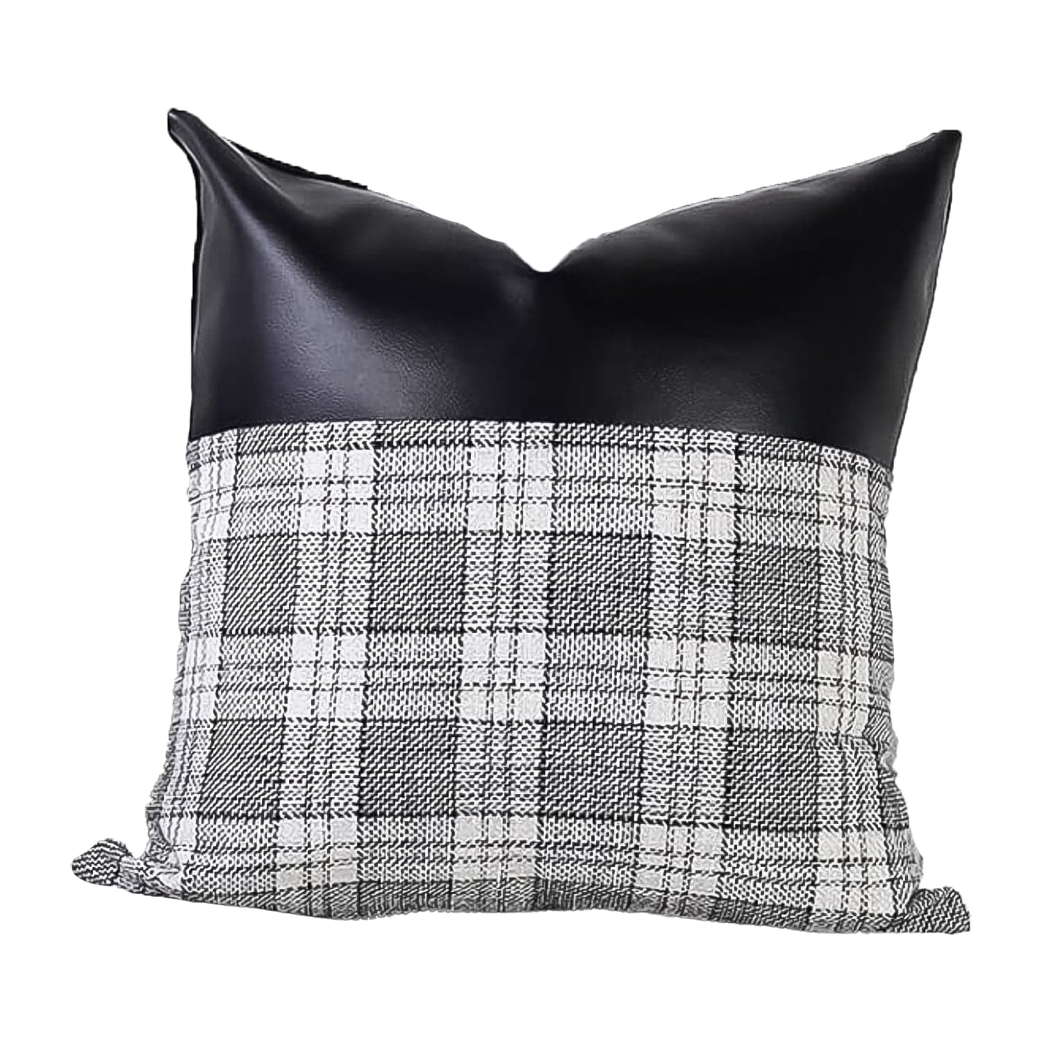 Pillow Covers Cushion Cases Soft Leather and Cotton (23 — 22 Inch / 1 Pair / 2 Pc) thumbnail 6