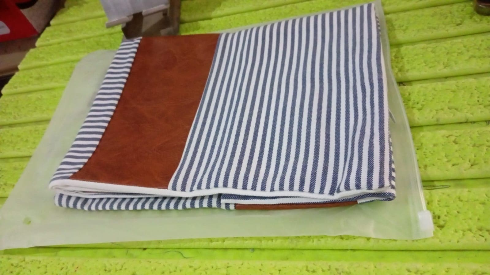 Pillow Covers, leather & cotton Cushion Covers (16 — 16 Inch / 1 Pair / 2 Pc) thumbnail 7