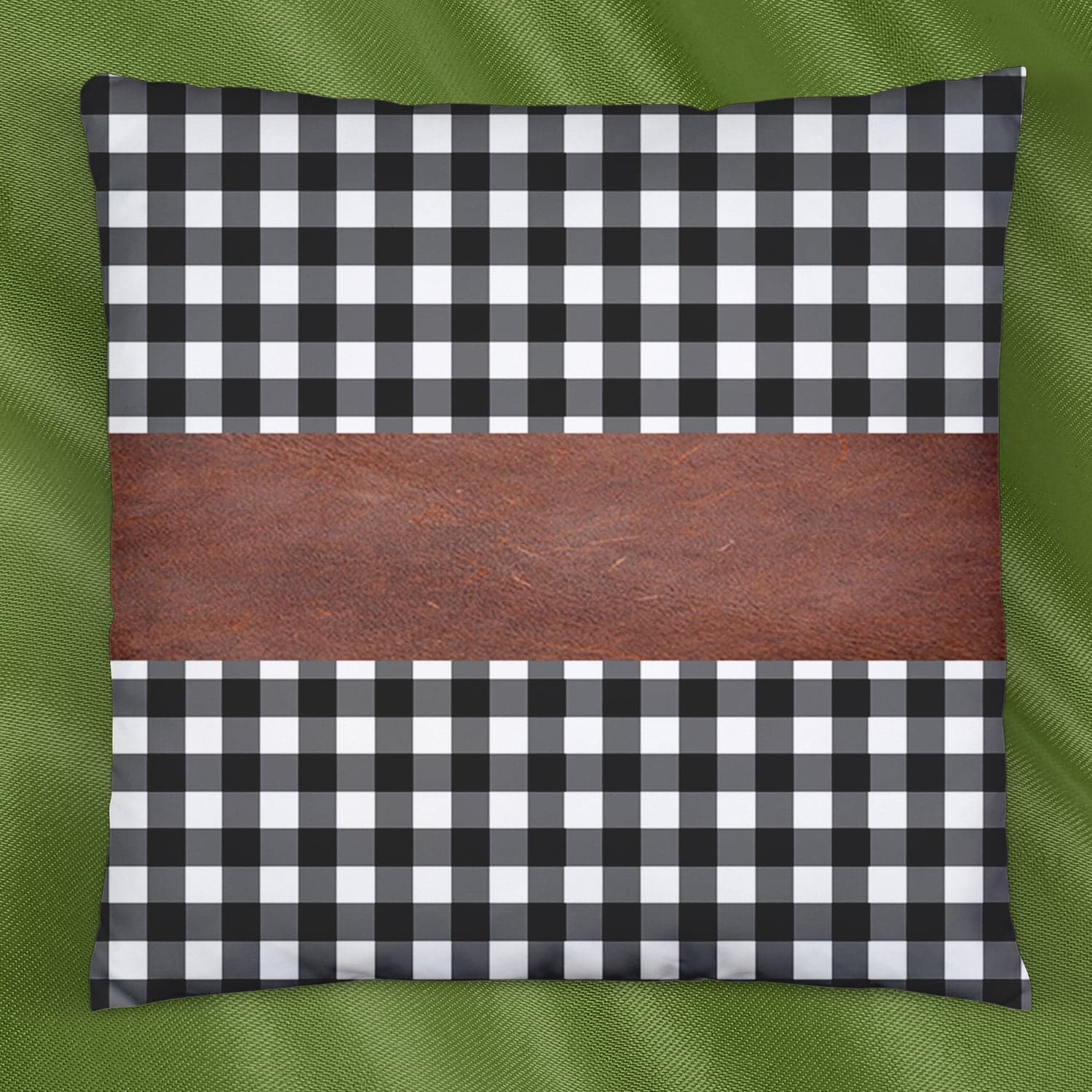 Pillow Covers, Leather & Cotton Cushion Covers (17 — 17 Inch / 1 Pair / 2 Pc) thumbnail 5