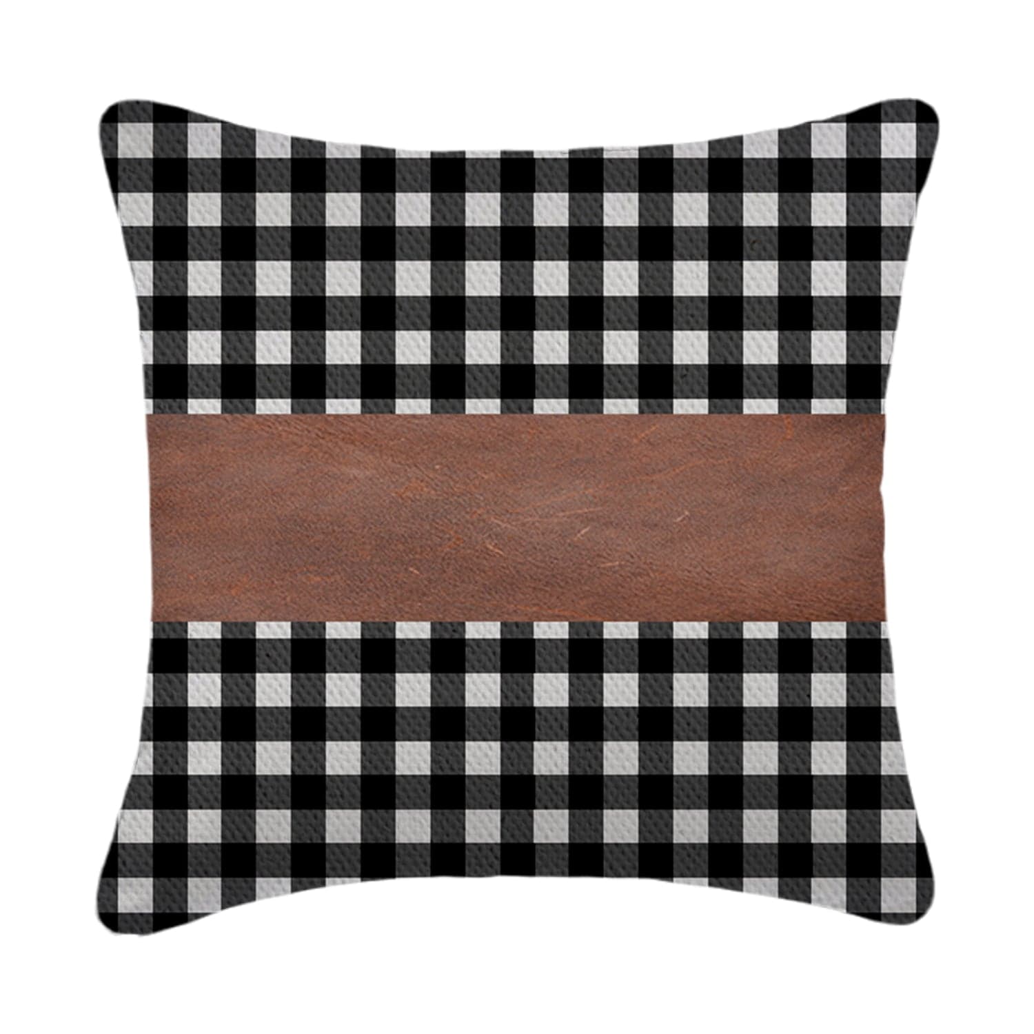 Pillow Covers, Leather & Cotton Cushion Covers (17 — 17 Inch / 1 Pair / 2 Pc) thumbnail 6