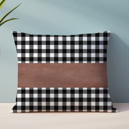 Pillow Covers, Leather & Cotton Cushion Covers (19 — 12 Inch / 1 Pair / 2 Pc)