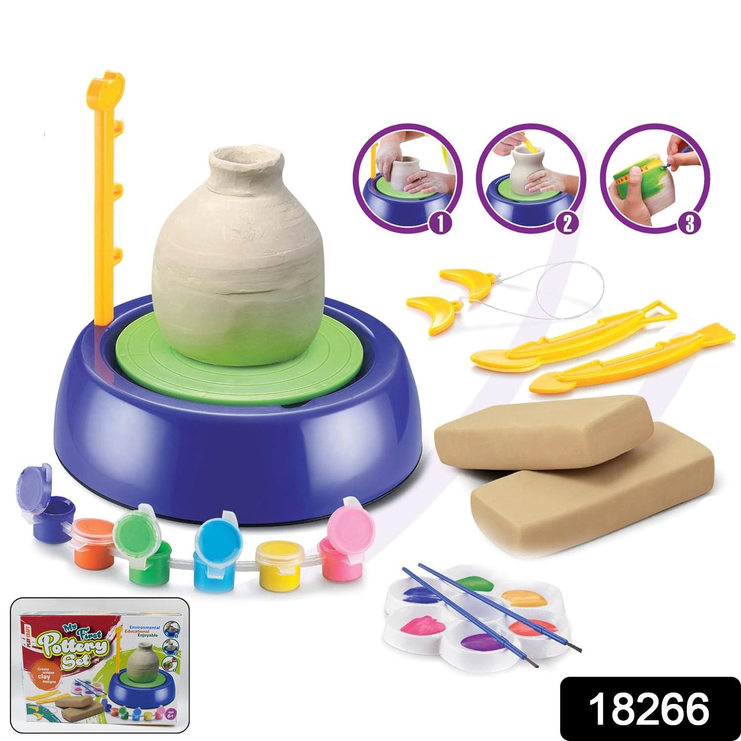 Amazing Educational Pottery Wheel KIT Game Set (1 Set) thumbnail 3