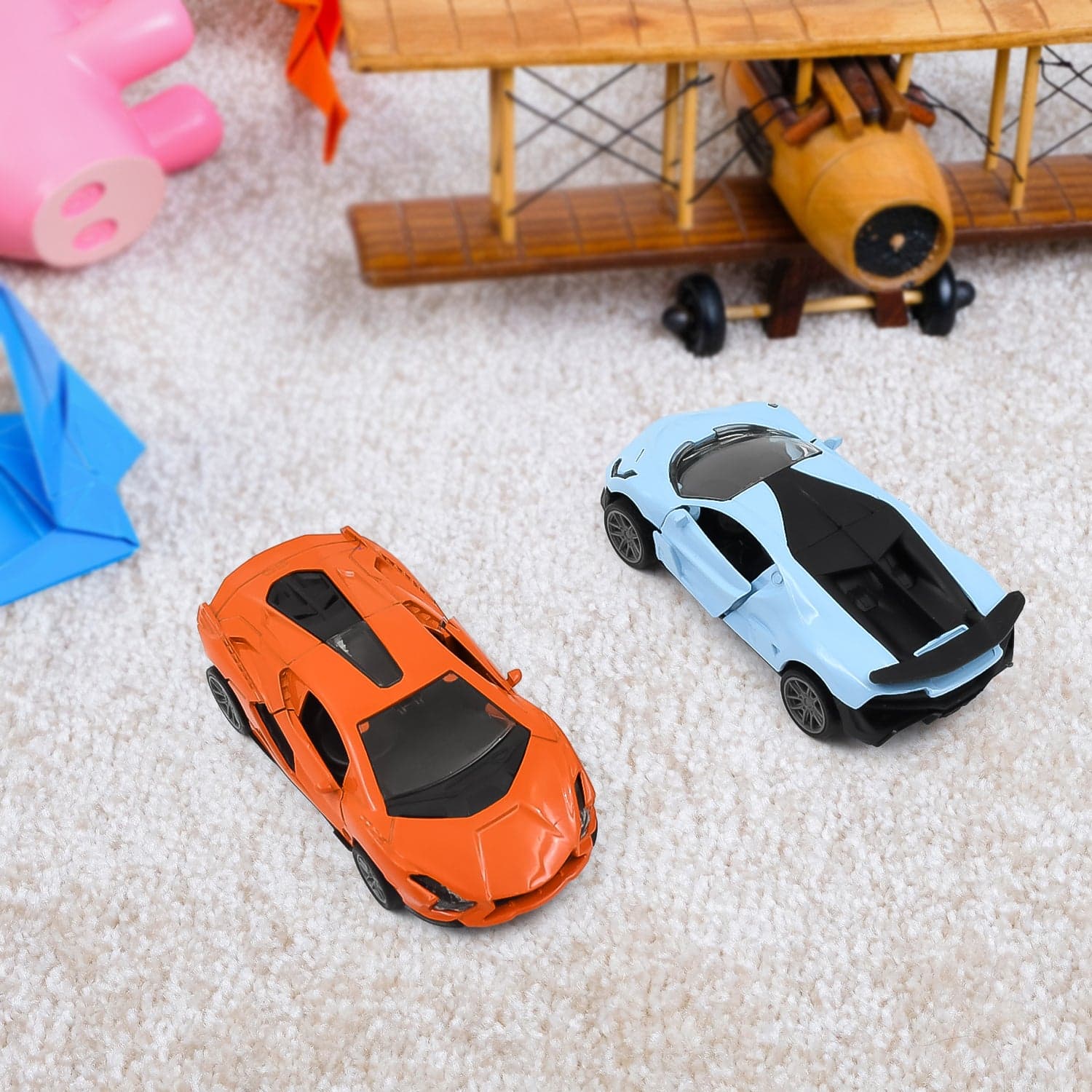 Mini Pull Back Car Widely Used By Kids (1 Pc / Mix Color / Design) thumbnail 3