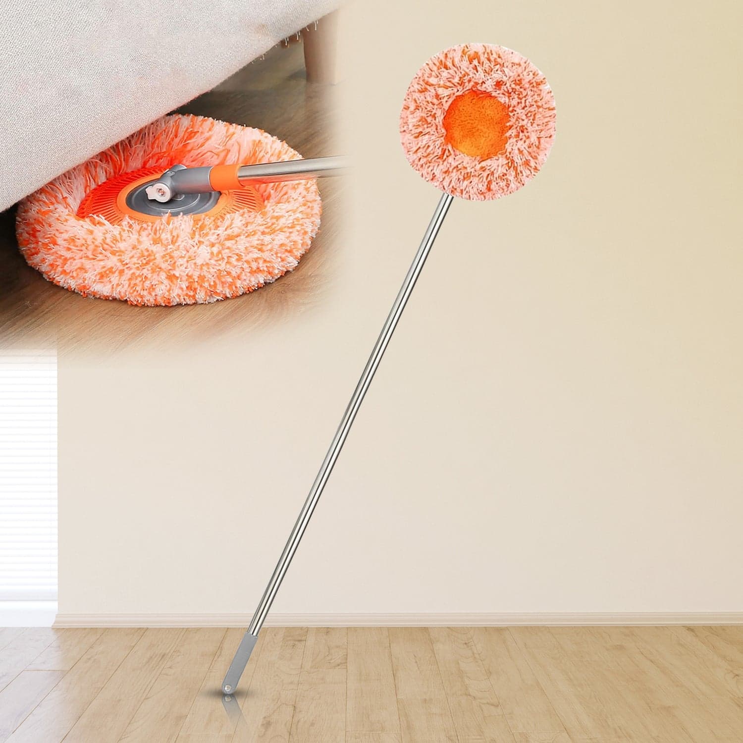 Mop Cleaning Mop Rotatable Spin Mop (110 CM / 1 Pc) thumbnail 1
