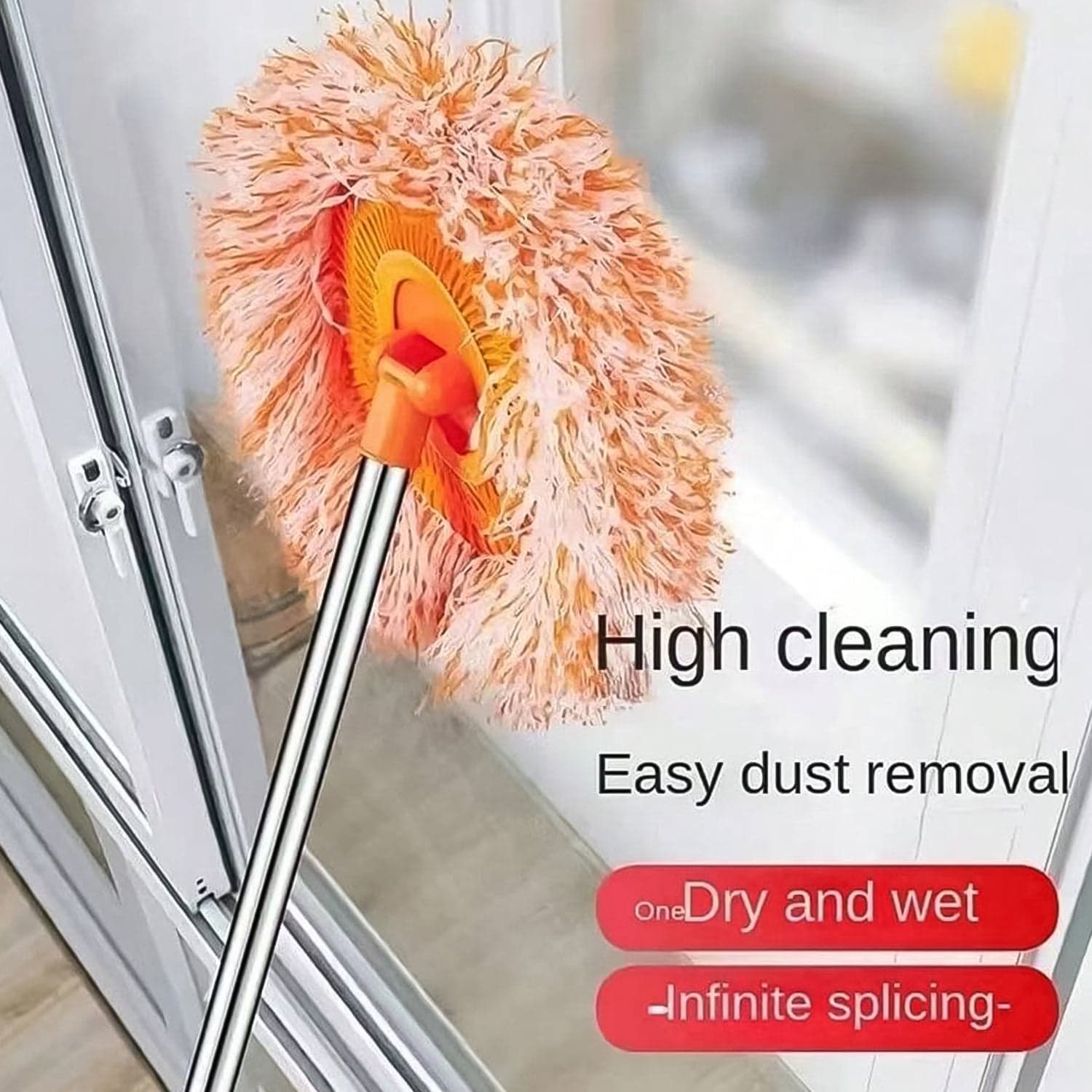 Mop Cleaning Mop Rotatable Spin Mop (110 CM / 1 Pc) thumbnail 4
