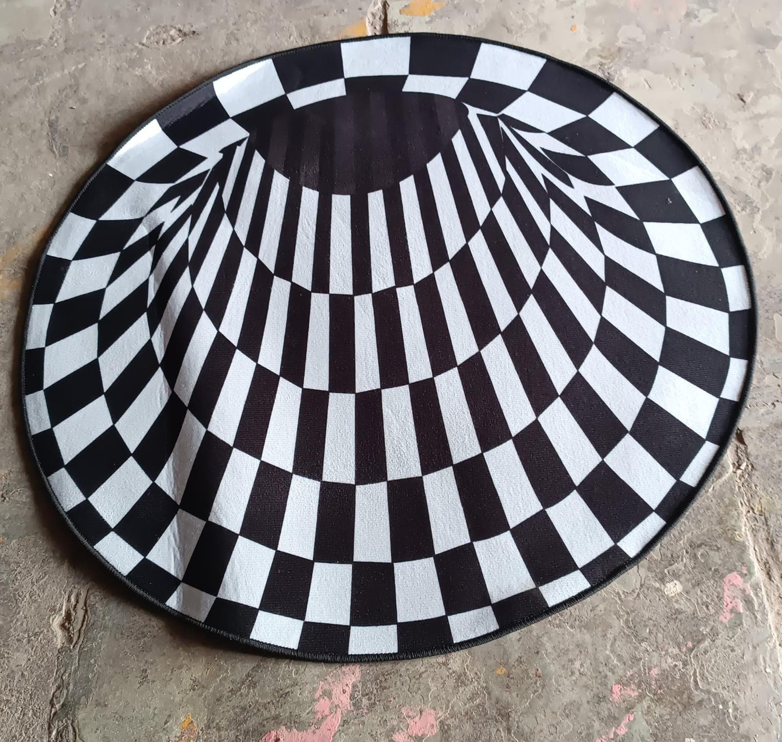 3D Space Round Carpet, Floor Mat Non-Woven Doormat (1 Pc / 78 Cm) thumbnail 11