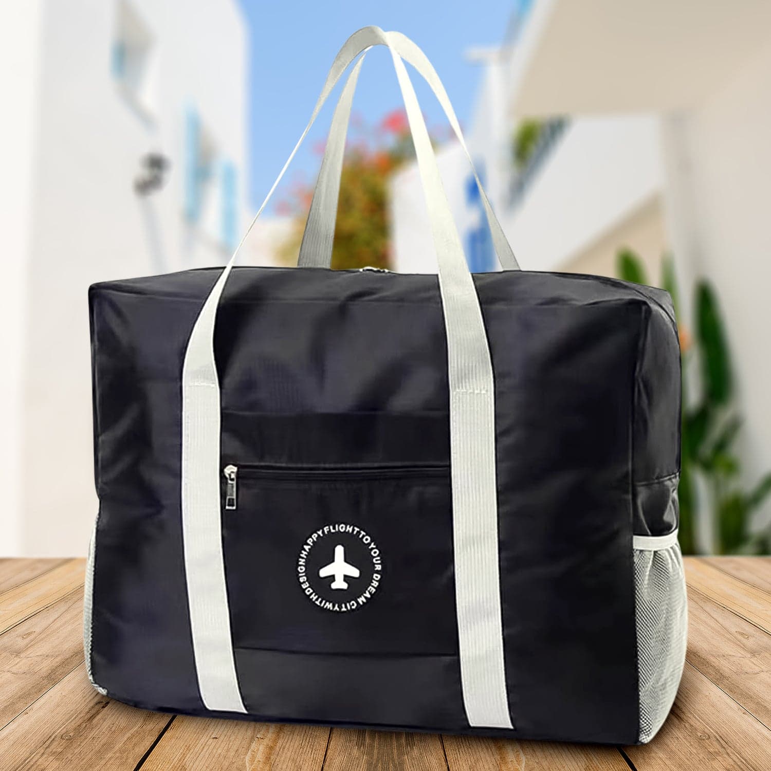 Travel Bag Foldable Luggage Large Zipper Bag (1 Pc) thumbnail 1