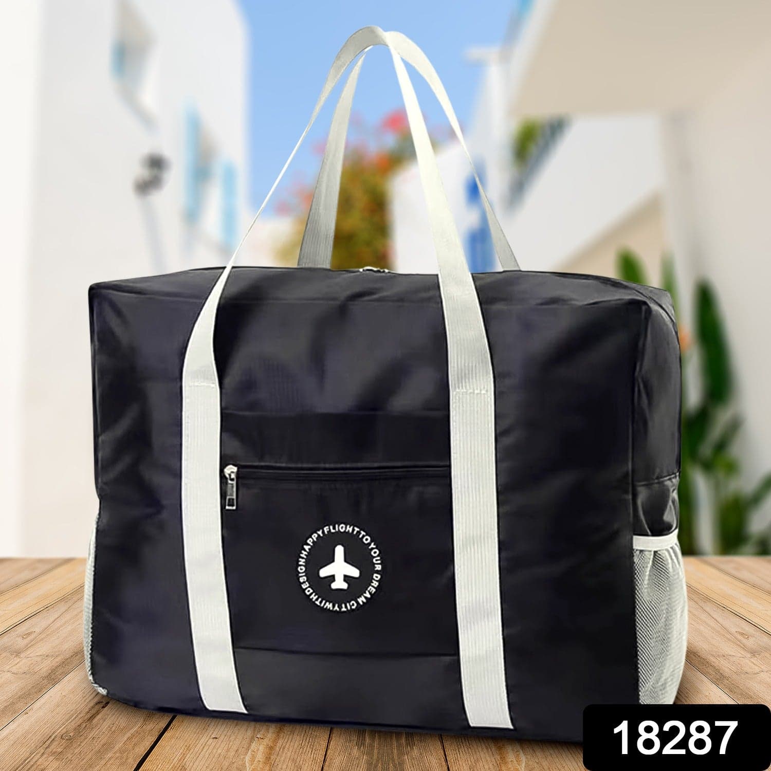 Travel Bag Foldable Luggage Large Zipper Bag (1 Pc) thumbnail 2