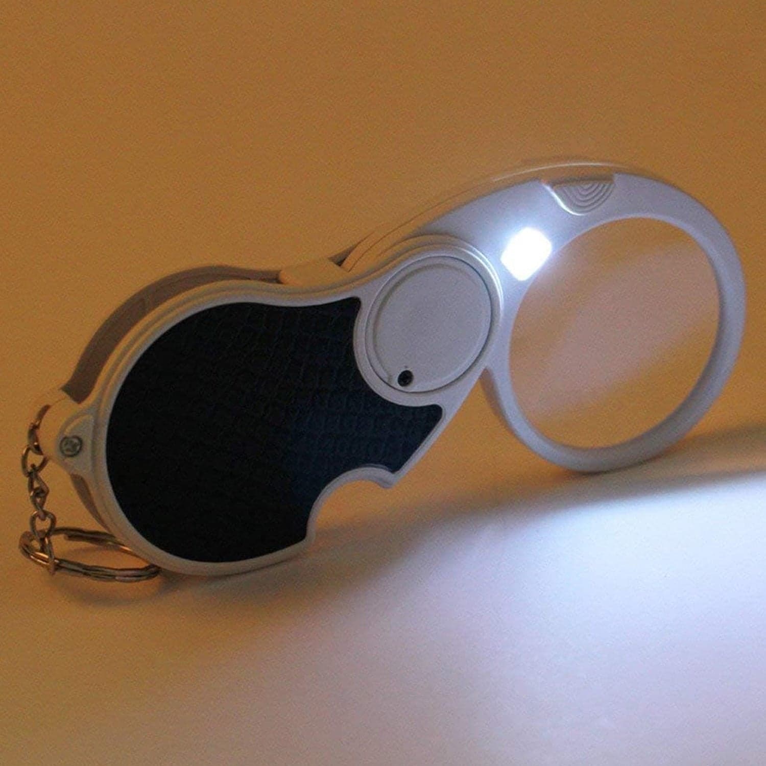 Double-Magnification Led Magnifiers Light Folding Keychain magnifier(1 Pc / Mix Color) thumbnail 7