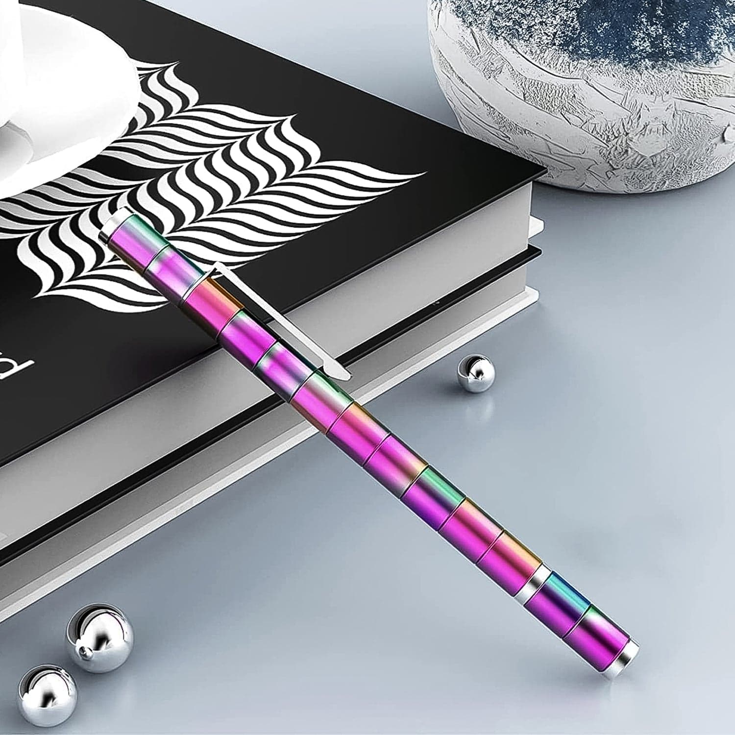 Multifunction Writing Magnetic Metal Pen, Office Magnet Pen (1 Pc) thumbnail 1