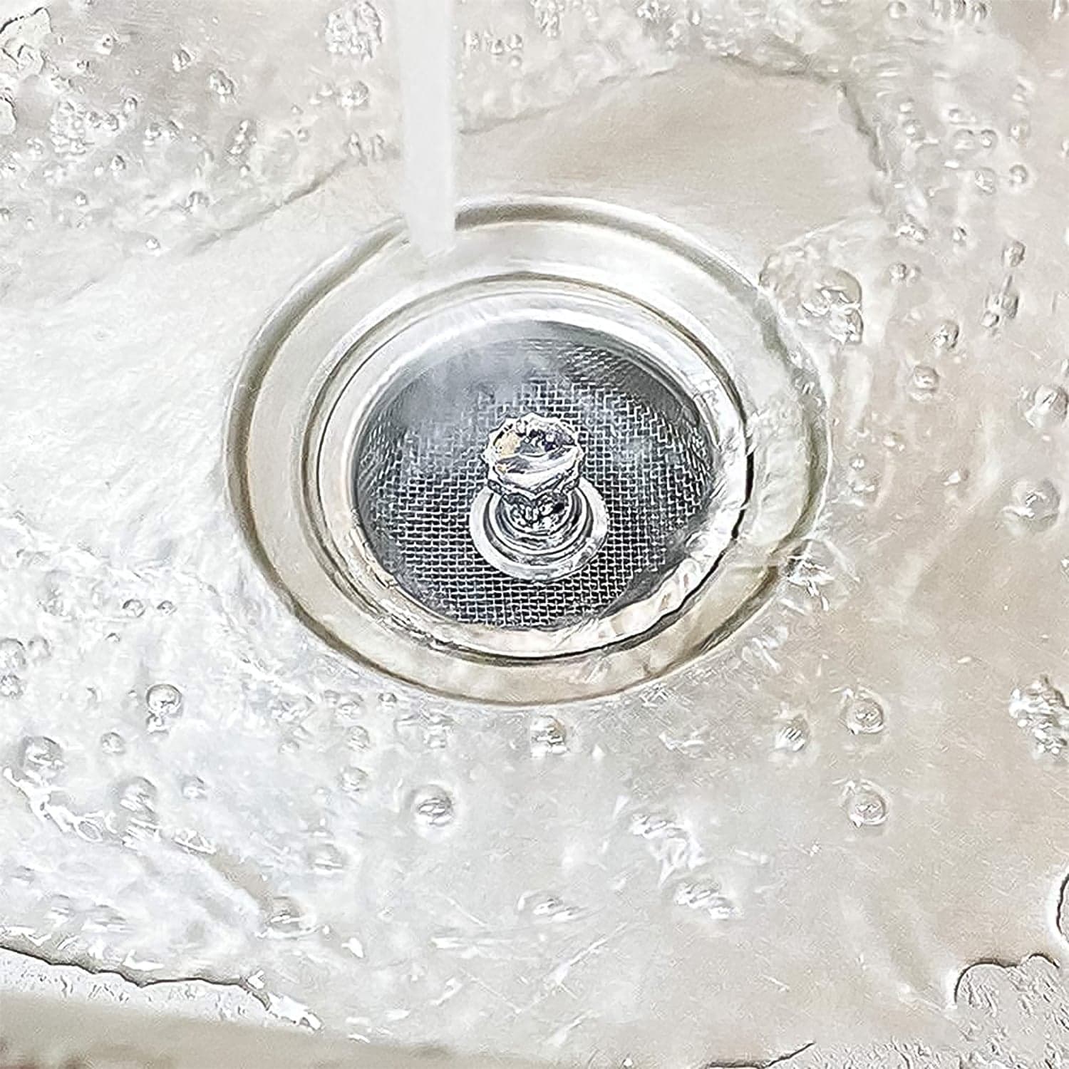 Stainless Steel Sink Strainer Basket Strainer Kitchen Sink Strainer (1 Pc) thumbnail 7