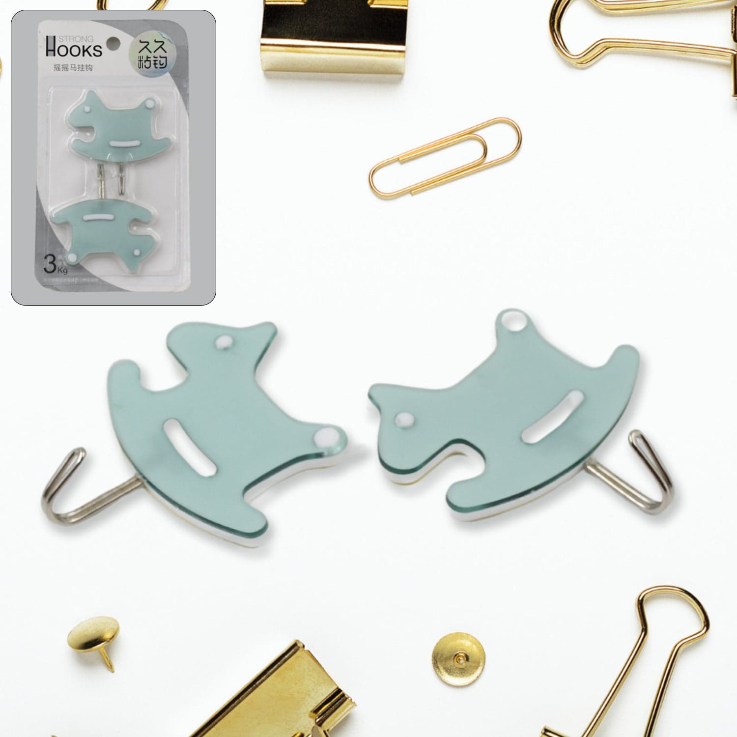 Multipurpose Self-Adhesive hooks (2 Pc Set) thumbnail 2