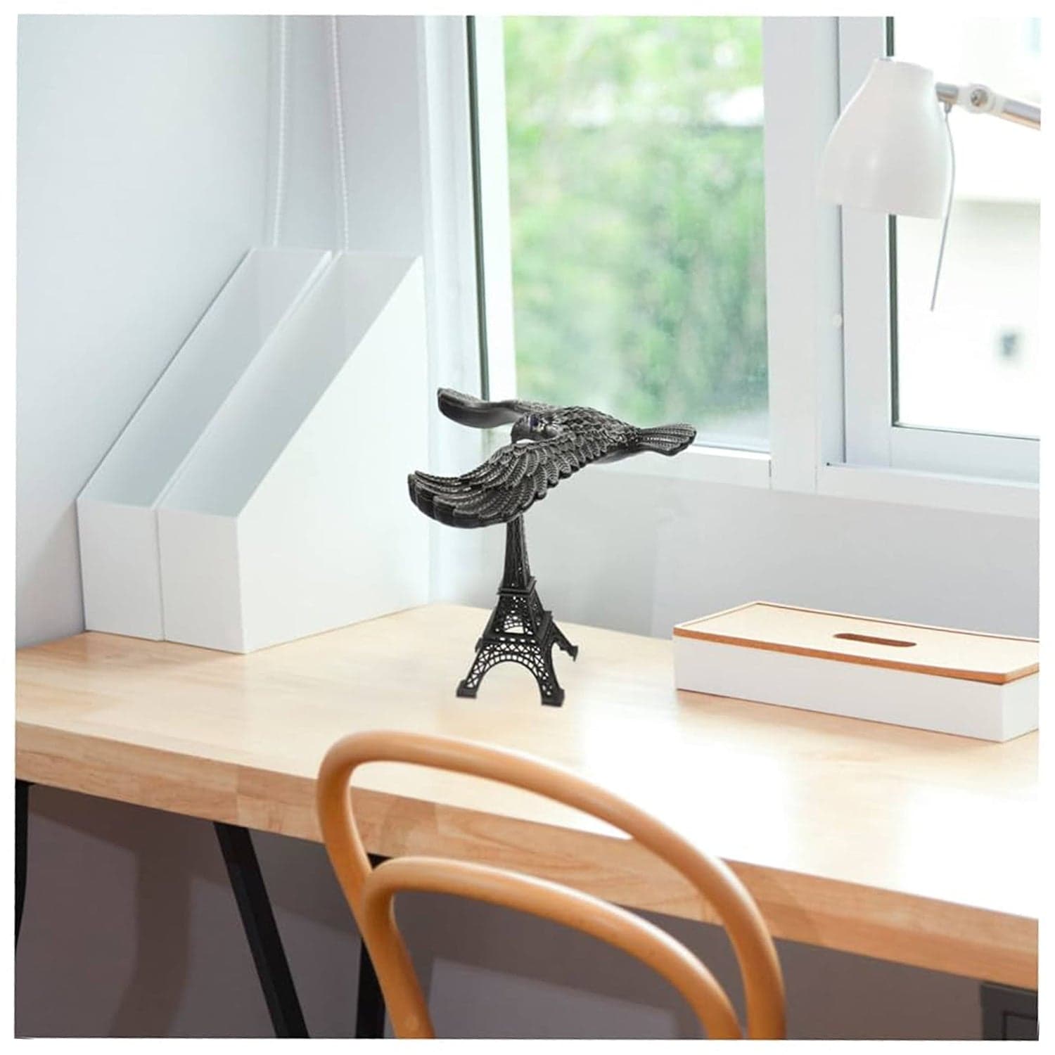 Balancing Bird Metal Eiffel Tower Statue Balance Eagle Toy (1 Set) thumbnail 8