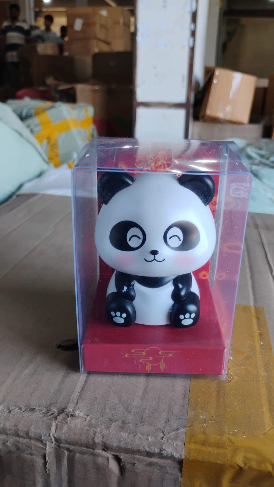 Solar Powered Moving Panda Car Dashboard Decoration of 1 Pc thumbnail 7