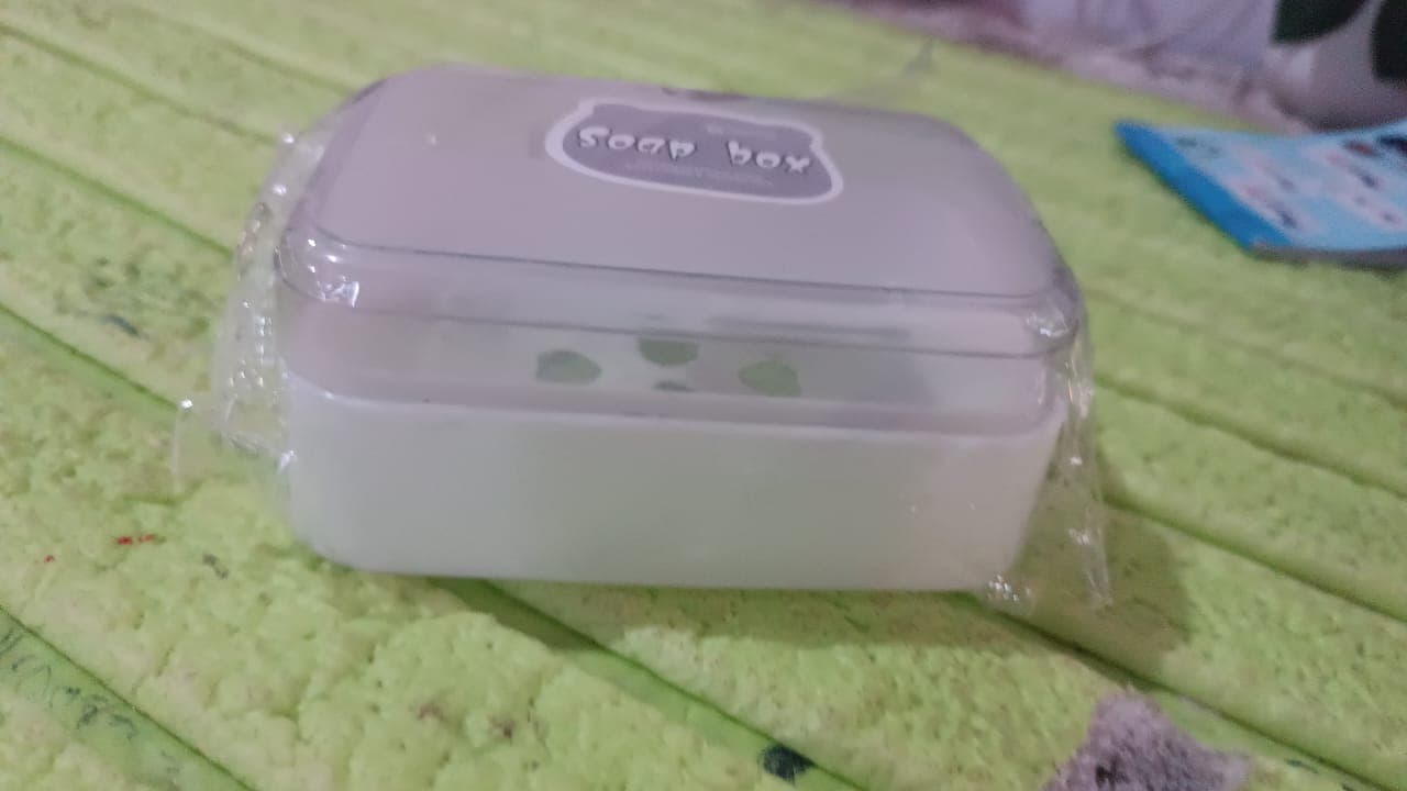 Plastic Soap Dish, Portable Plastic Self Draining Soap Holder ,Sabudani (1 Pc / Mix Color) thumbnail 7