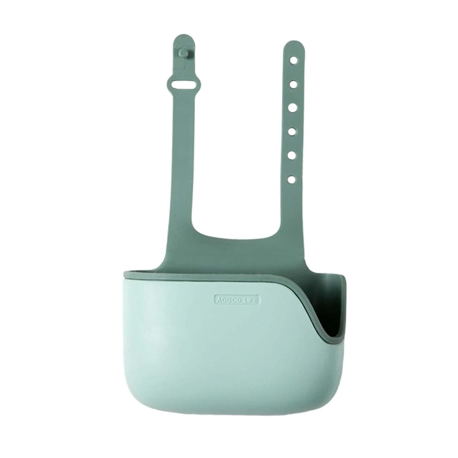 Plastic Kitchen Sponge Holder, Sink Drain Rack Sink Organizer Sink Drain Hanging Bag For Kitchen (1 Pc) thumbnail 5