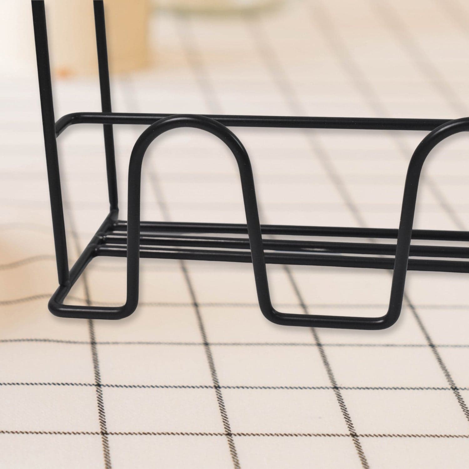 Metal Self Adhesive Multipurpose Kitchen Accessories Organizer Rack Wall (1 Pc) thumbnail 4
