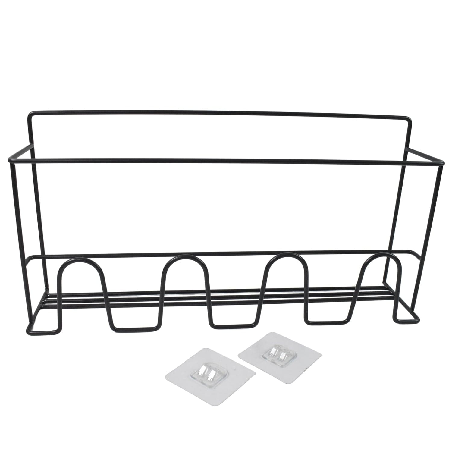Metal Self Adhesive Multipurpose Kitchen Accessories Organizer Rack Wall (1 Pc) thumbnail 5