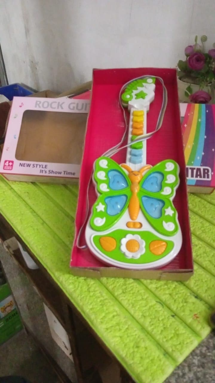 Butterfly Guitar Toy with Light and Music Toy (1 Pc / Battery not included) thumbnail 7