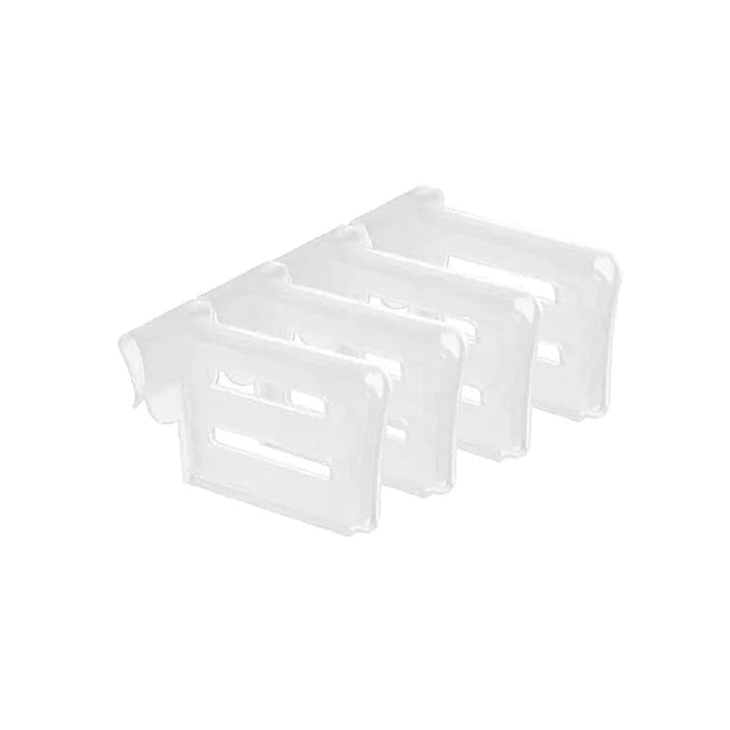 Refrigerator Internal Drawer Shelf Divider Clip (4 Pcs Set) thumbnail 6