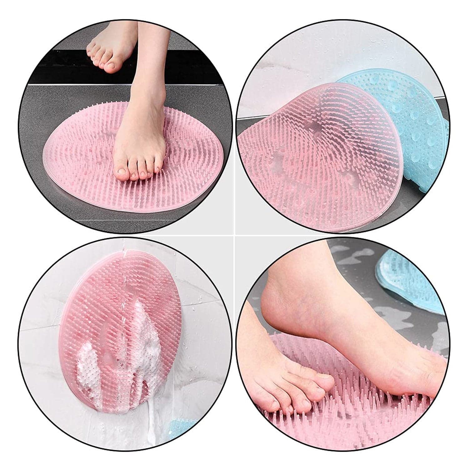 Round Shape Foot Rubbing / Bath Massager (30—30 CM / 1 Pc) thumbnail 4